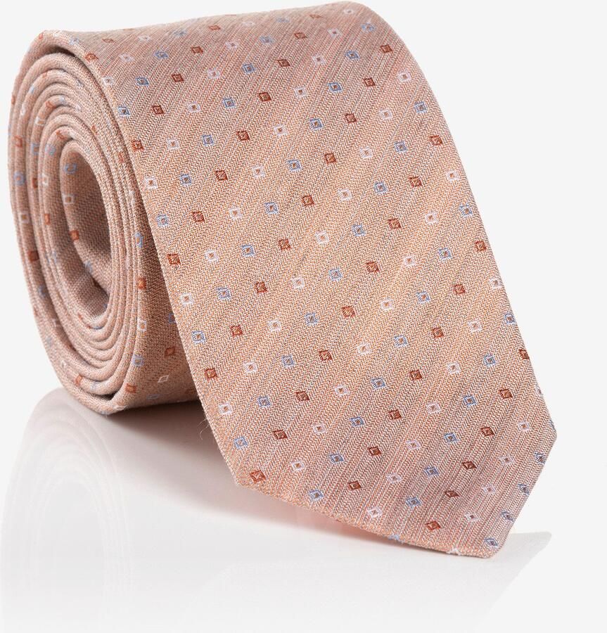 MONTI Stropdas gemaakt van pure zijde met orna ten 6 5 cm breed (1 stuk) - Foto 4