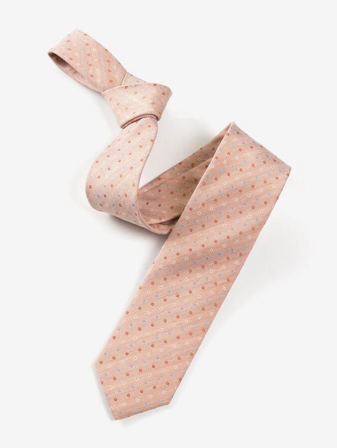 MONTI Stropdas gemaakt van pure zijde met orna ten 6 5 cm breed (1 stuk) - Foto 2