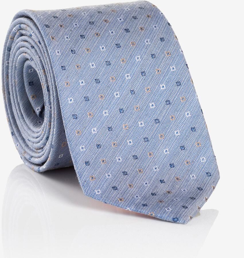 MONTI Stropdas gemaakt van pure zijde met orna ten 6 5 cm breed (1 stuk) - Foto 4