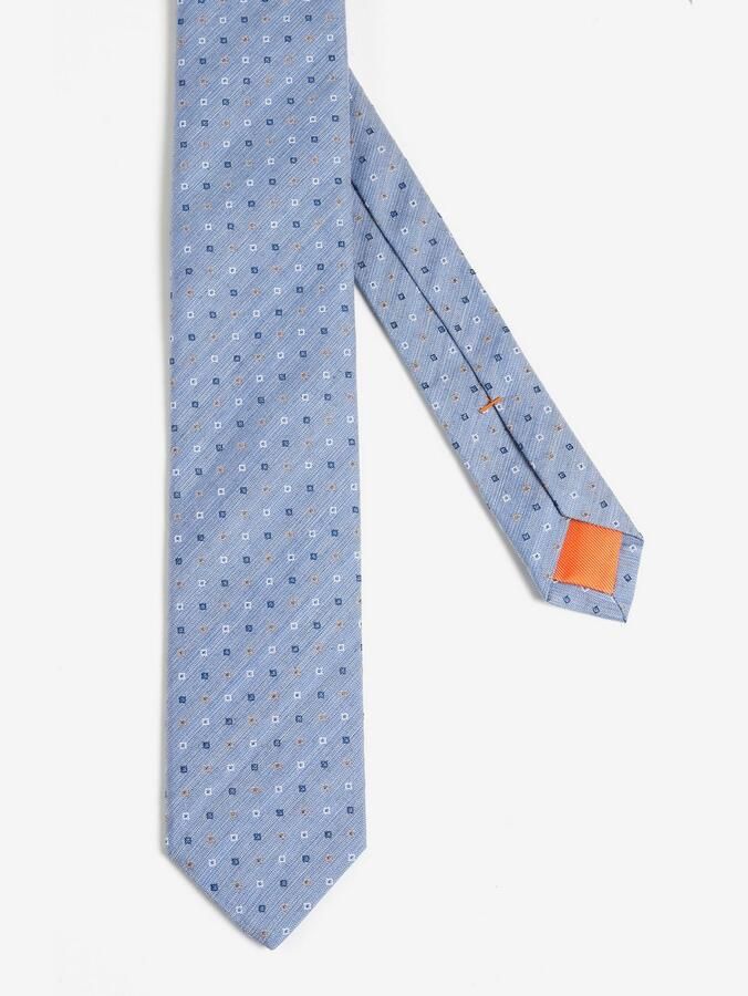 MONTI Stropdas gemaakt van pure zijde met orna ten 6 5 cm breed (1 stuk) - Foto 3