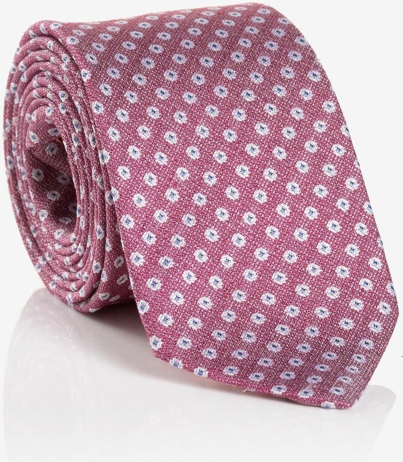 MONTI Stropdas gemaakt van pure zijde met stippenpatroon 6 5 cm breed (1 stuk) - Foto 4