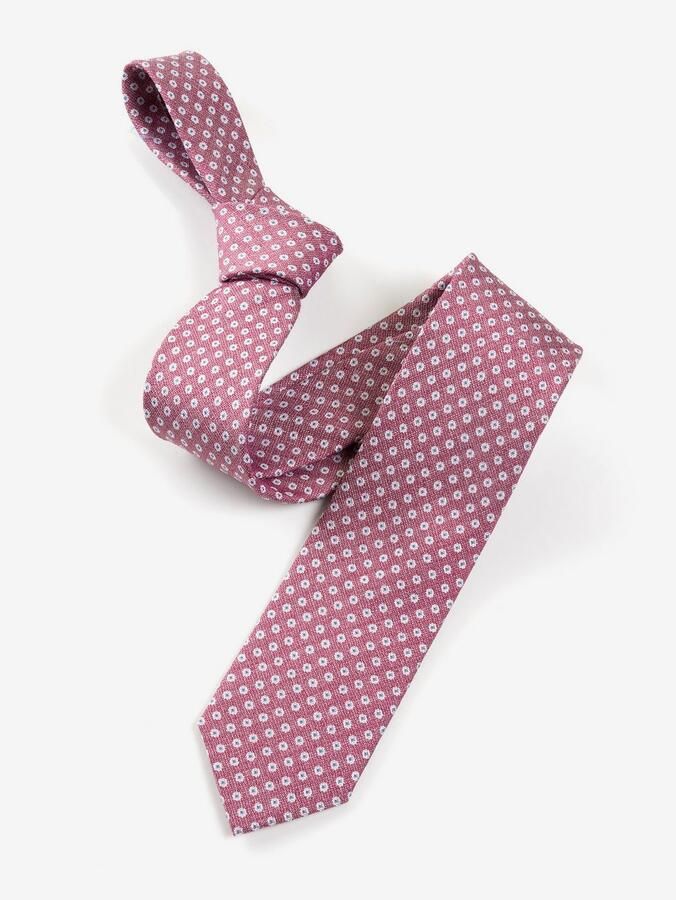 MONTI Stropdas gemaakt van pure zijde met stippenpatroon 6 5 cm breed (1 stuk) - Foto 2