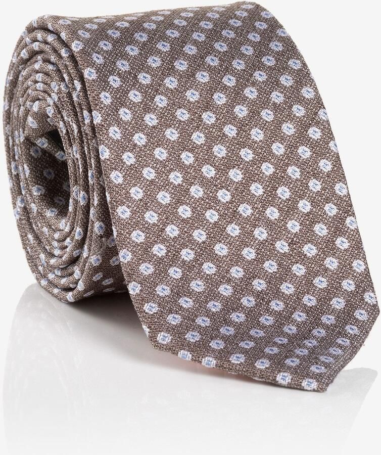 MONTI Stropdas gemaakt van pure zijde met stippenpatroon 6 5 cm breed (1 stuk) - Foto 4