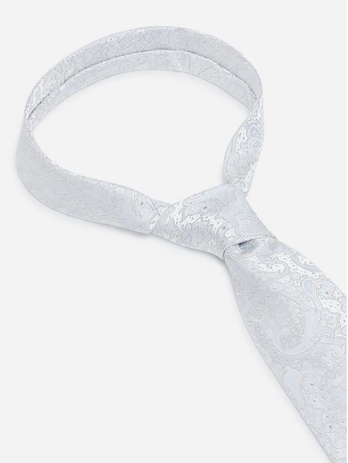 MONTI Stropdas Lapo met elegant paisley-patroon – ideaal voor de bruidegom