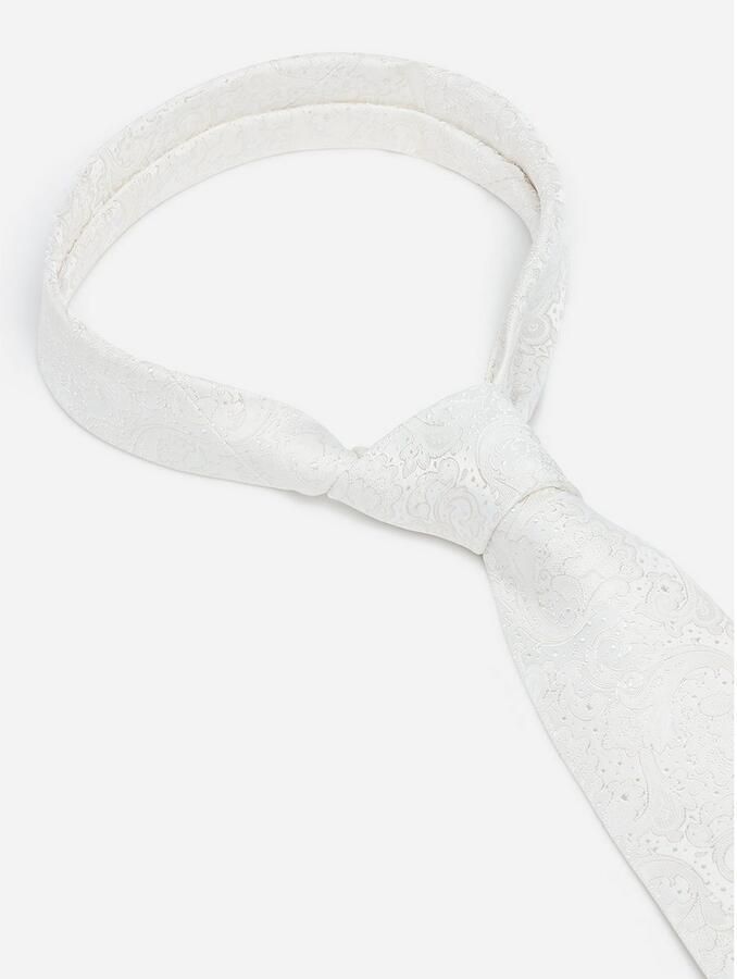 MONTI Stropdas Lapo met elegant paisley-patroon – ideaal voor de bruidegom