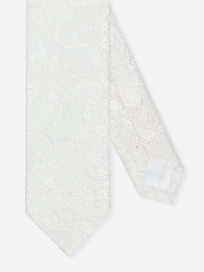 MONTI Stropdas Lapo met elegant paisley-patroon – ideaal voor de bruidegom - Foto 3