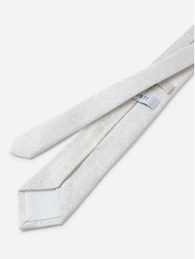 MONTI Stropdas Lapo met elegant paisley-patroon – ideaal voor de bruidegom - Foto 2