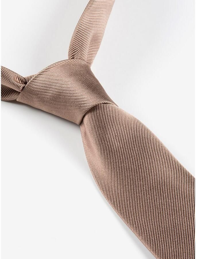 MONTI Stropdas Raul van puur zijde met edele twill-structuur 7 cm breed