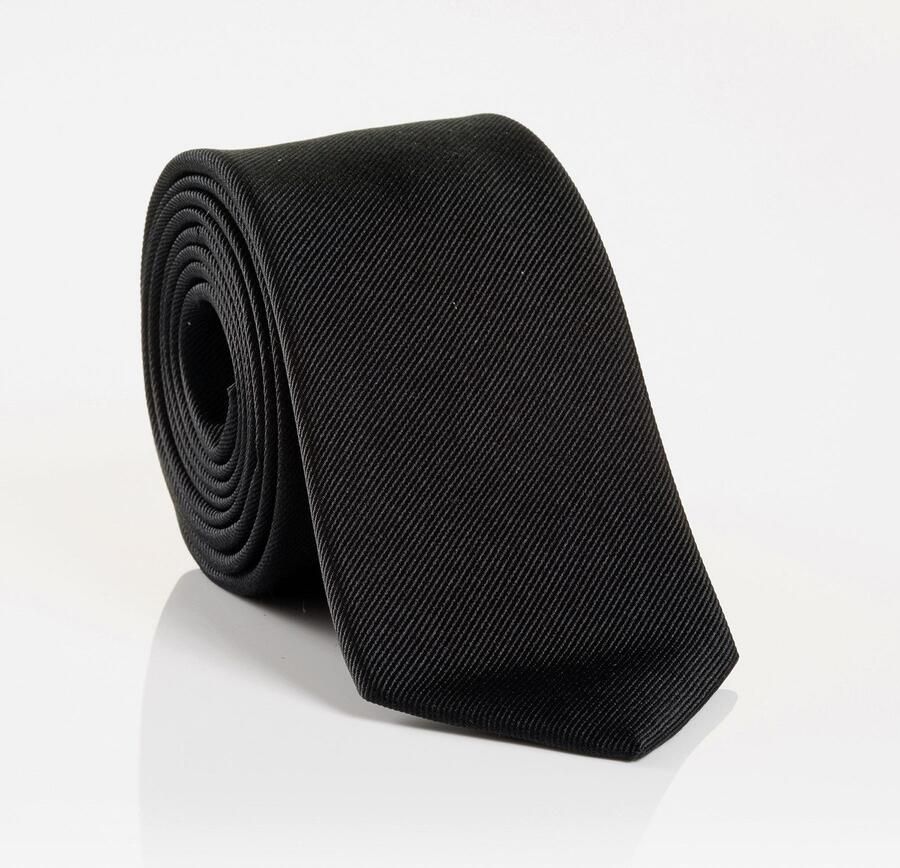 MONTI Stropdas Raul van puur zijde met edele twill-structuur 7 cm breed - Foto 3