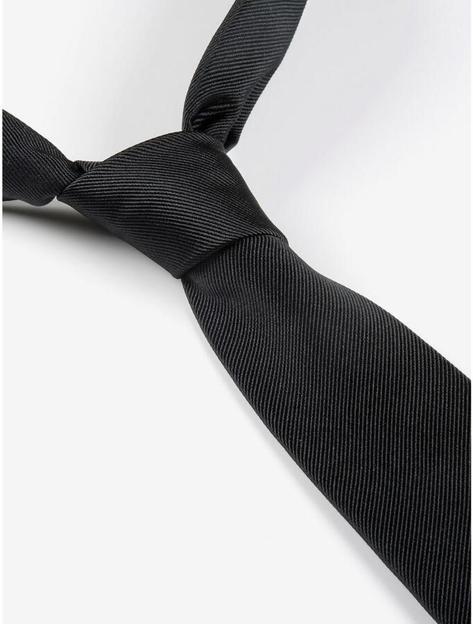 MONTI Stropdas Raul van puur zijde met edele twill-structuur 7 cm breed