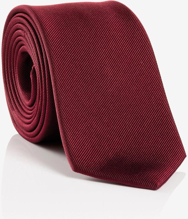 MONTI Stropdas Raul van puur zijde met edele twill-structuur 7 cm breed - Foto 3