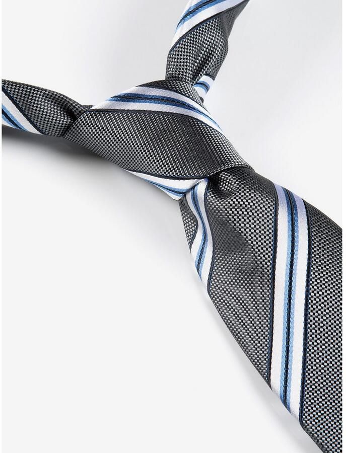 MONTI Stropdas THOMA van zuiver zijde met klassiek streepdessin en twillstructuur