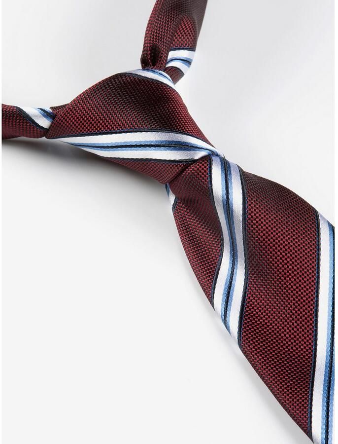 MONTI Stropdas THOMA van zuiver zijde met klassiek streepdessin en twillstructuur