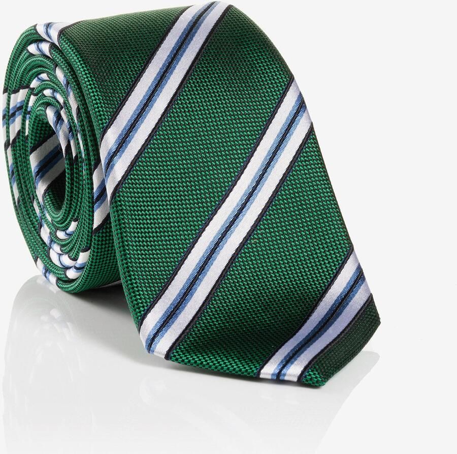 MONTI Stropdas THOMA van zuiver zijde met klassiek streepdessin en twillstructuur - Foto 3