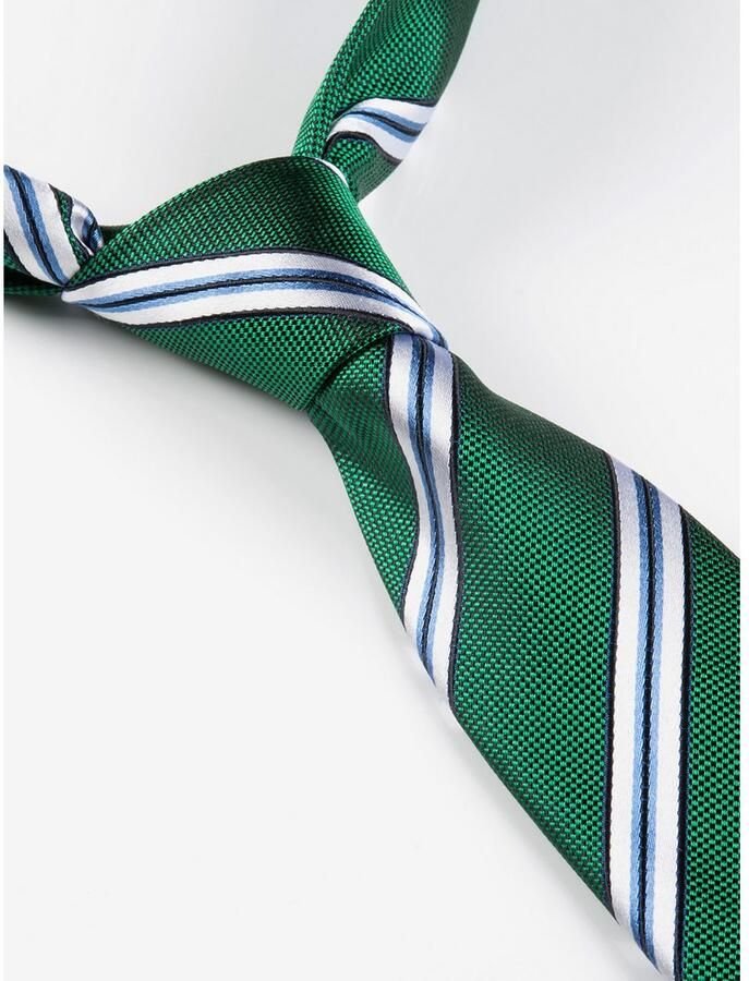 MONTI Stropdas THOMA van zuiver zijde met klassiek streepdessin en twillstructuur