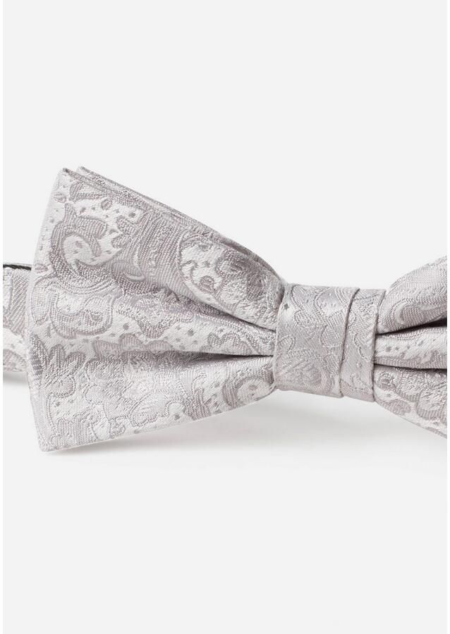 MONTI Vlinderdasje Fabio Pure zijde met paisley-patroon pasteltinten