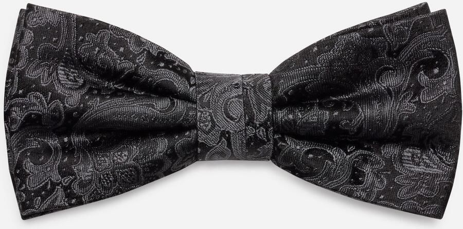 MONTI Vlinderdasje Flavio van pure zijde met een elegant paisleymotief voor feestelijke gelegenheden - Foto 3