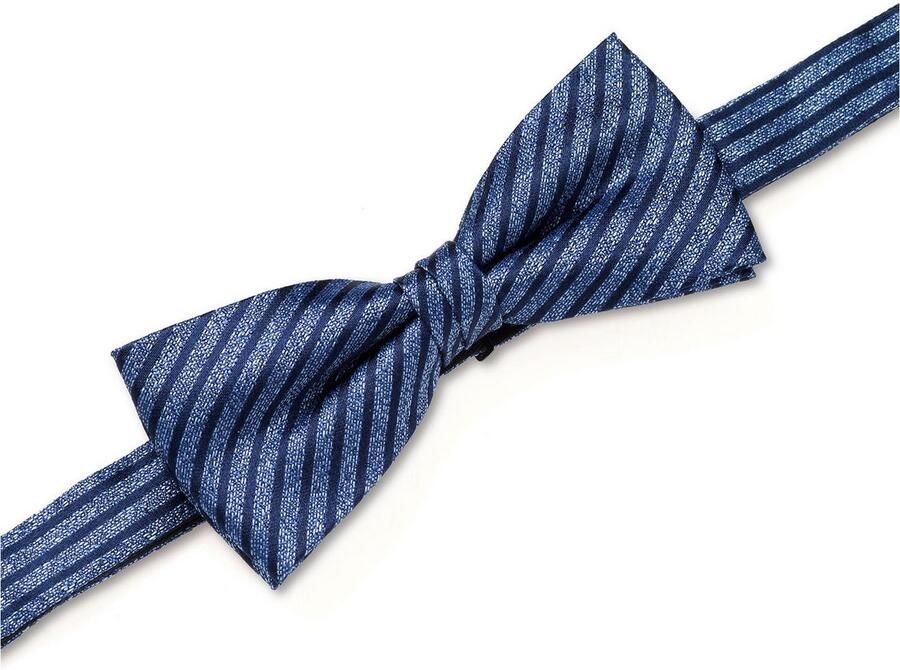 MONTI Vlinderdasje (set 2-delig) zuivere zijde vlinderdas met bijpassende pochet - Foto 2