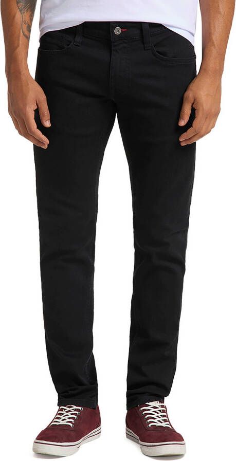 Mustang 5-pocketsjeans Style Oregon Slim met lichte used-effecten