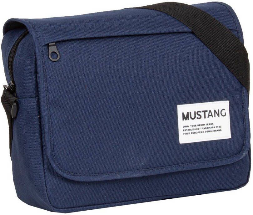 Mustang Messenger Bag Tucson met praktisch ritsvak achter