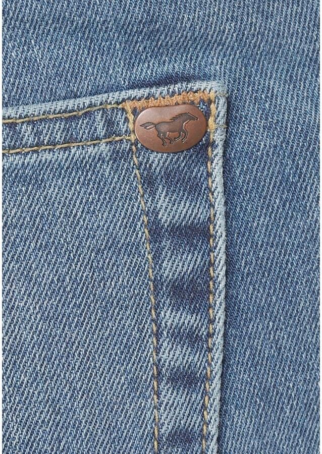 Mustang Straight fit jeans met labelpatch model 'TRAMPER' - Foto 2