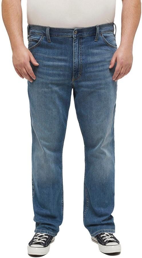 Mustang Straight fit jeans met labelpatch model 'TRAMPER' - Foto 5