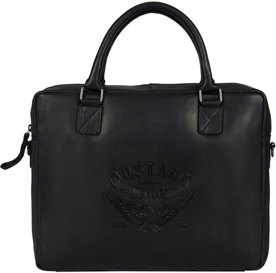 Mustang Aktetas Valencia heren business tas reistas met opvallende logo-opdruk - Foto 6