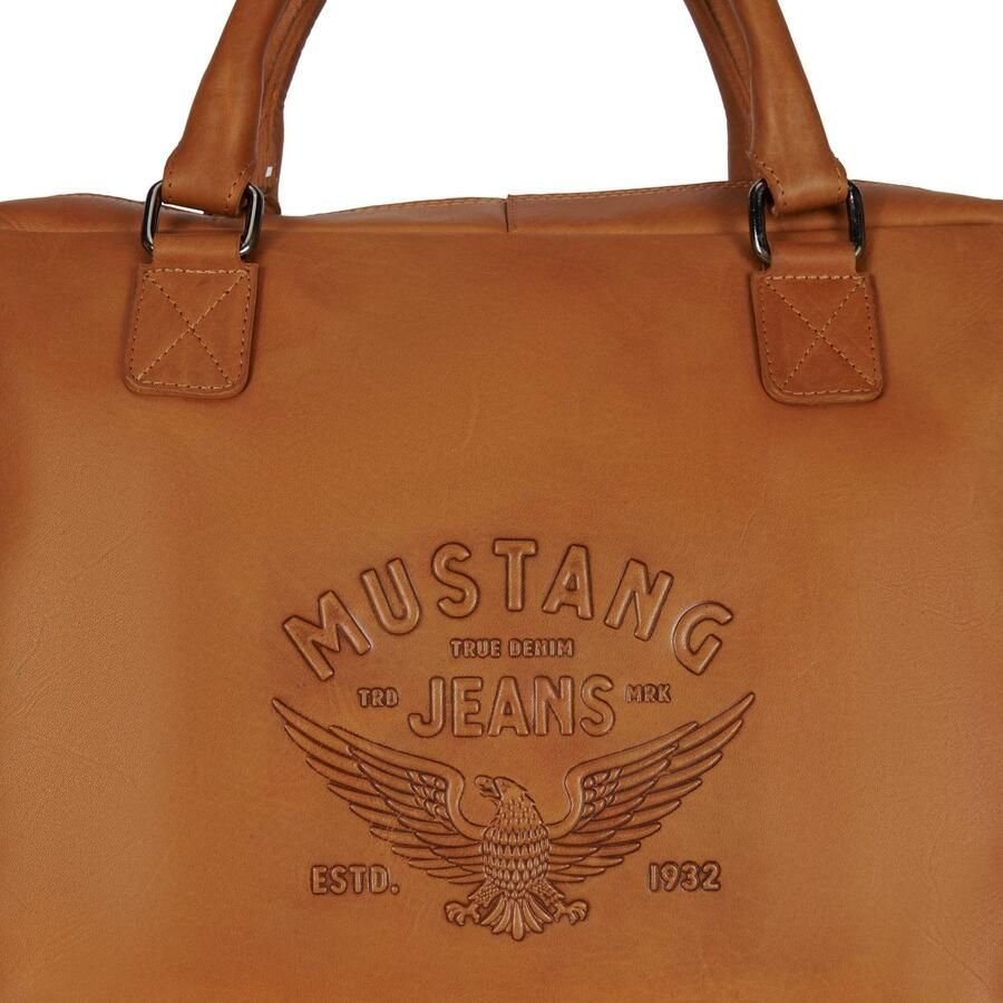 Mustang Aktetas Valencia heren business tas reistas met opvallende logo-opdruk - Foto 6
