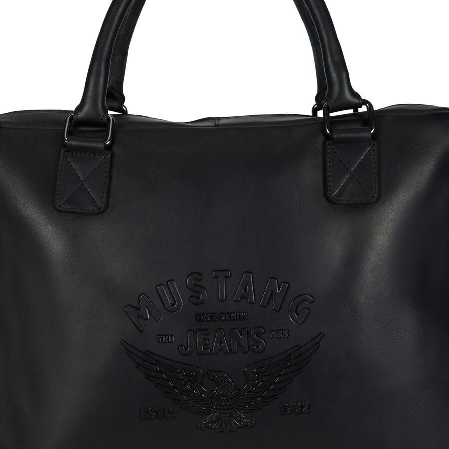 Mustang Aktetas Valencia heren business tas reistas met opvallende logo-opdruk