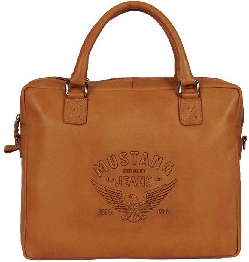 Mustang Aktetas Valencia heren business tas reistas met opvallende logo-opdruk - Foto 3