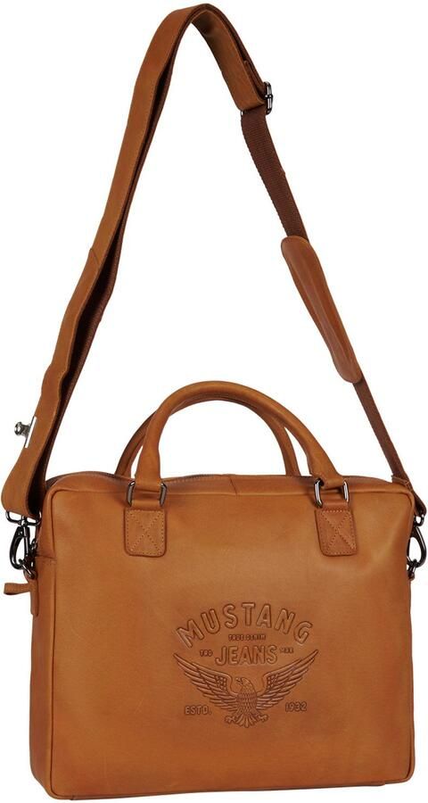 Mustang Aktetas Valencia heren business tas reistas met opvallende logo-opdruk - Foto 4