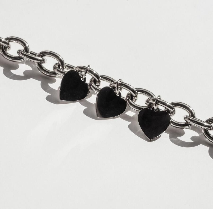 Mustang Armband Sieraad Geschenk Roestvrijstalen Armband Eindeloze Liefde Harten