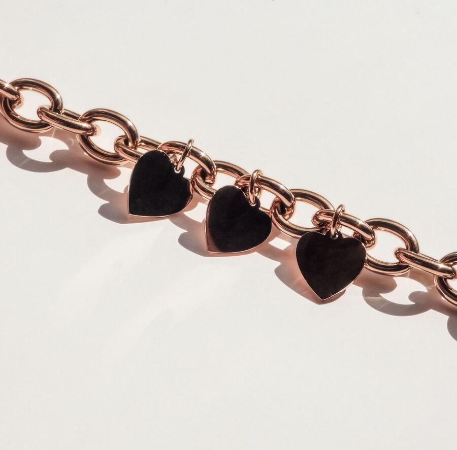 Mustang Armband Sieraad Geschenk Roestvrijstalen Armband Eindeloze Liefde Harten