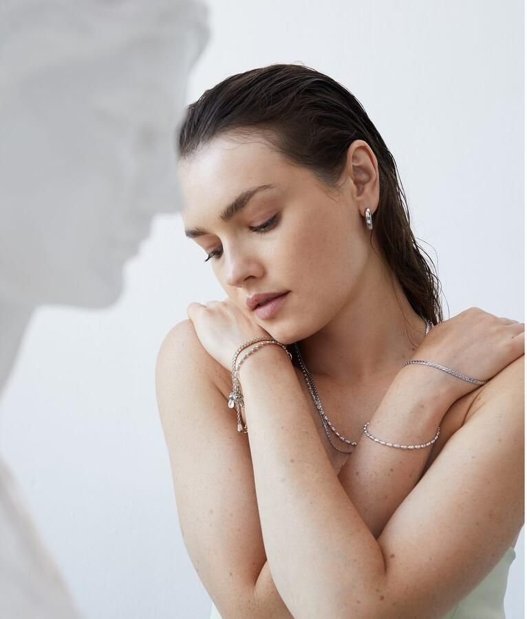 Mustang Armband Sieraad Geschenk Roestvrijstalen Armband Like Diamonds Druppels - Foto 4