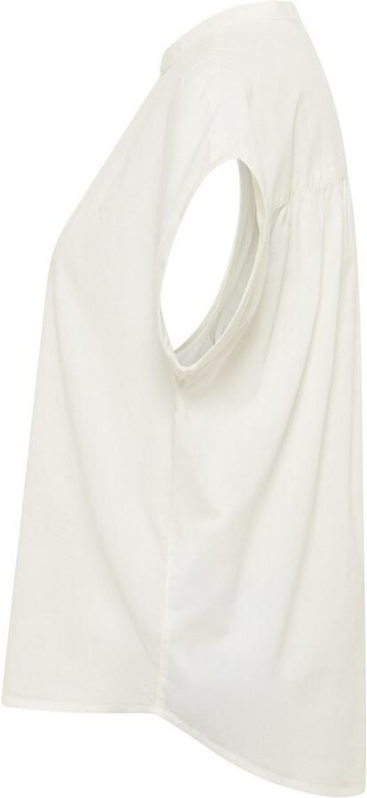 Mustang Blouse met korte mouwen met verborgen knoopsluiting - Foto 2