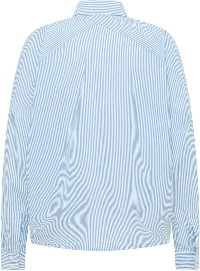 Mustang Blouse met lange mouwen Dames stijl Ruby streep