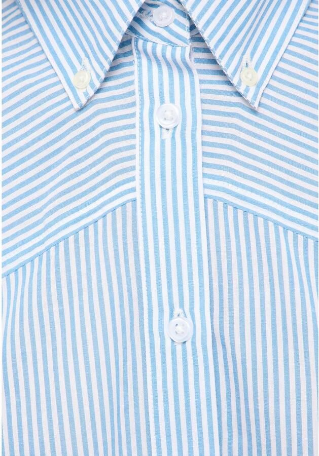 Mustang Blouse met lange mouwen Dames stijl Ruby streep - Foto 2