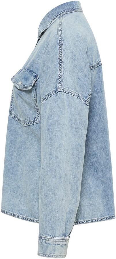 Mustang Overhemdblouse met drukknoopsluiting model 'Ruby' - Foto 2