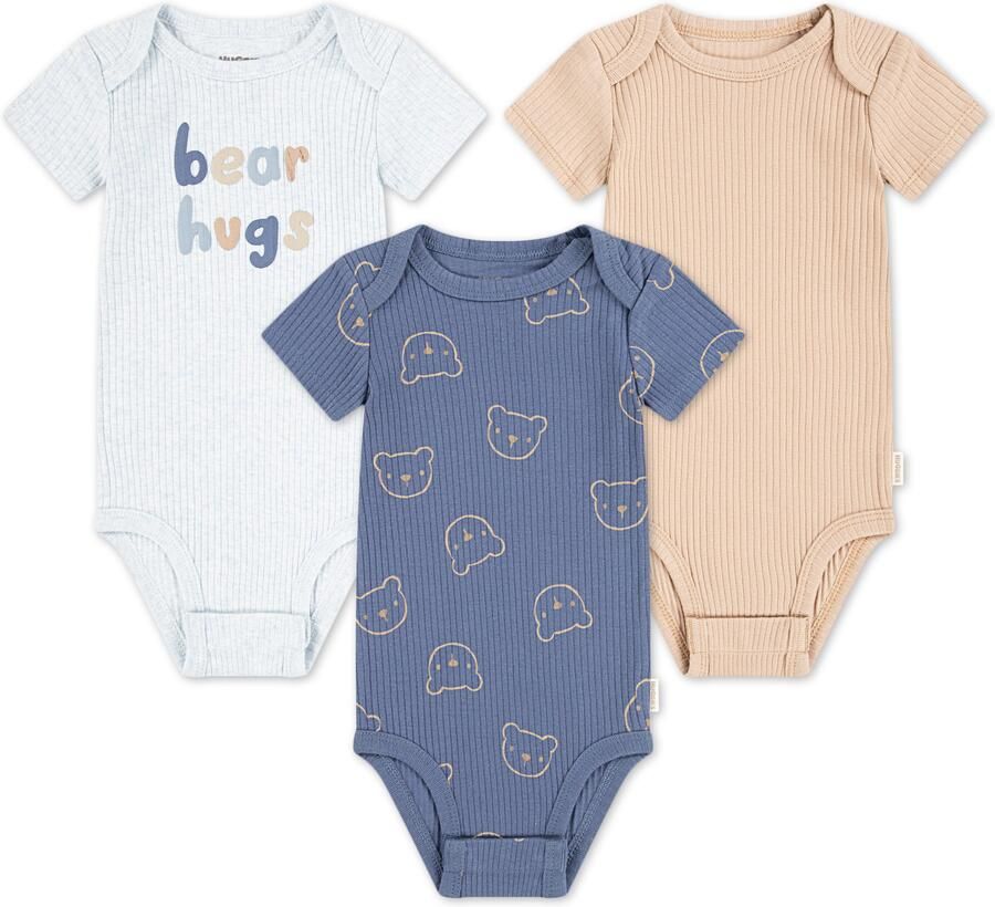 Mustang Body met korte mouwen HUGB 3PK BODYSUIT van zachte geribbelde structuur (set 3-delig) - Foto 2