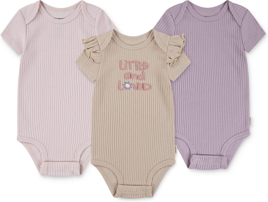 Mustang Body met korte mouwen HUGG 3PK BODYSUIT gemaakt van katoen (set 3-delig) - Foto 6