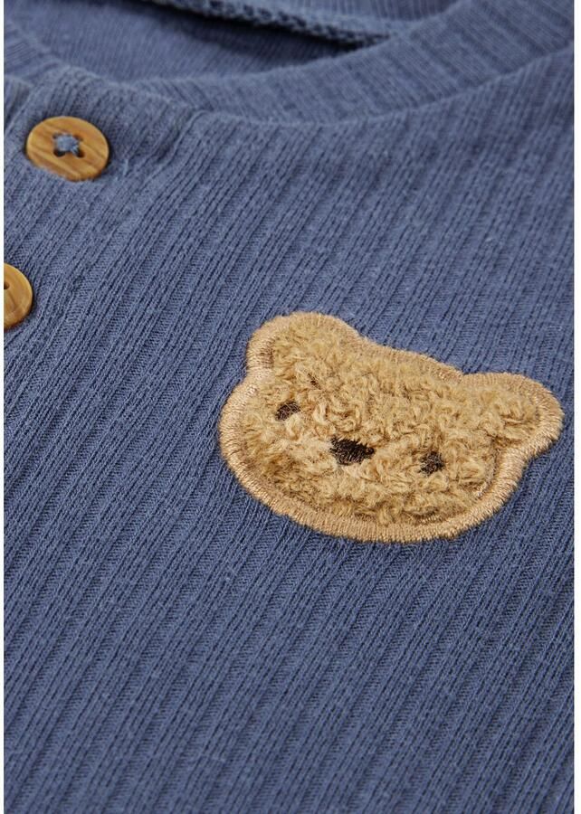 Mustang Body met lange mouwen HUGB 2PK BODYSUIT in een geribde structuur (set 2-delig) - Foto 2