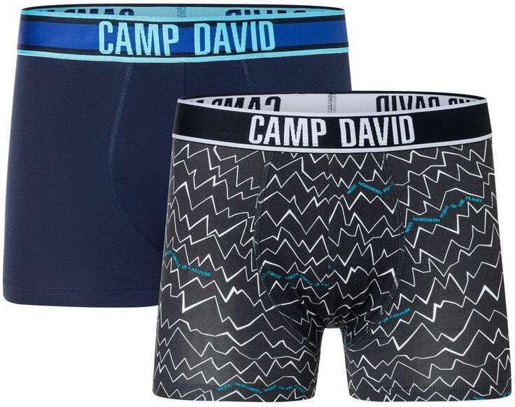 Mustang Boxershort Casual met elastische taille (Set van 2)