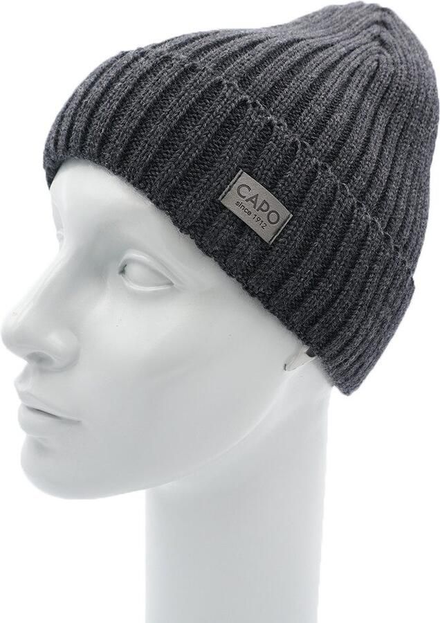 Mustang Gebreide muts met merinowol ade d draagcomfort gevoerd