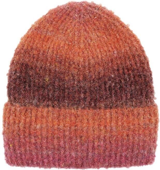 Mustang Gebreide muts Wolgehalte bouclé-garen kleurverloop - Foto 3