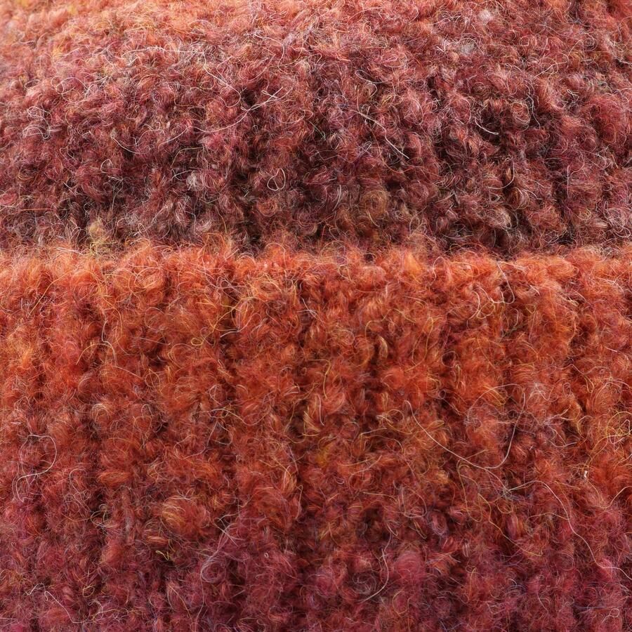 Mustang Gebreide muts Wolgehalte bouclé-garen kleurverloop