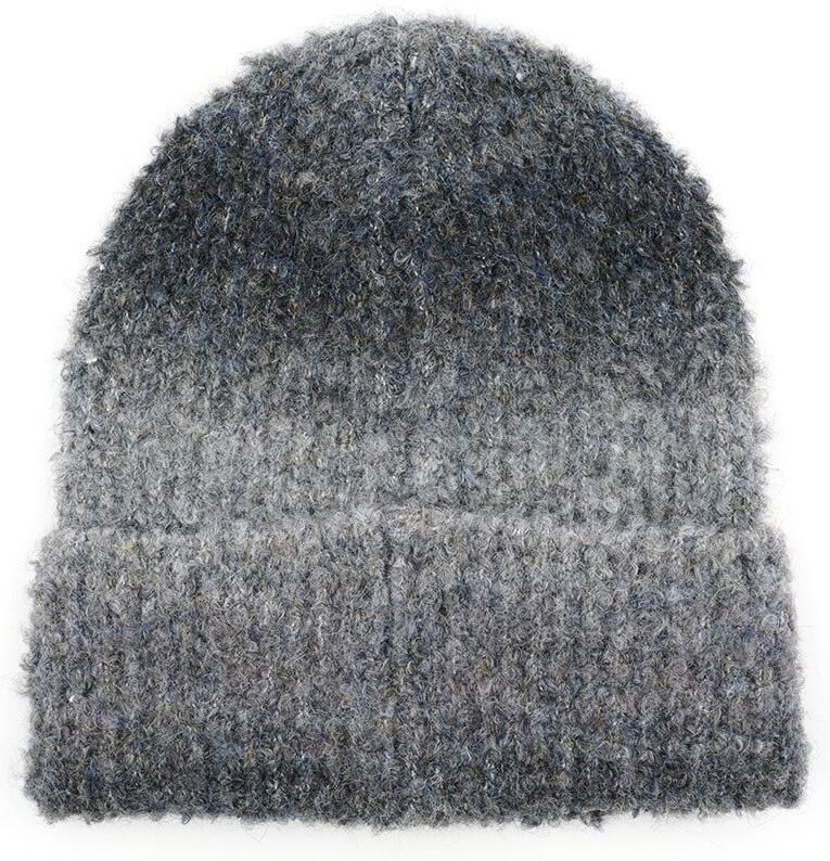 Mustang Gebreide muts Wolgehalte bouclé-garen kleurverloop