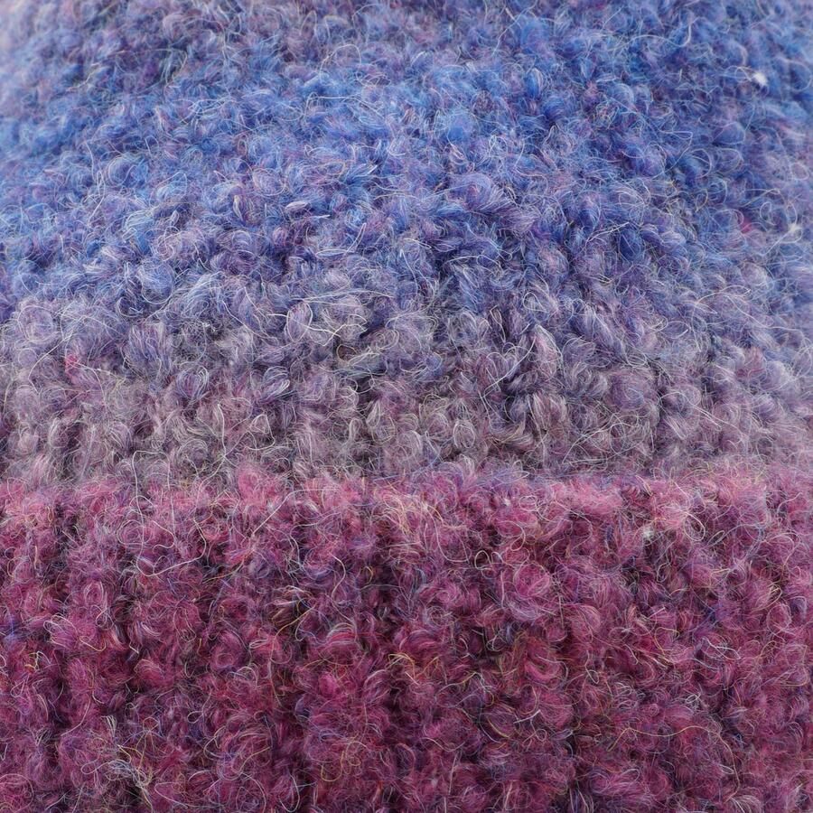 Mustang Gebreide muts Wolgehalte bouclé-garen kleurverloop - Foto 2