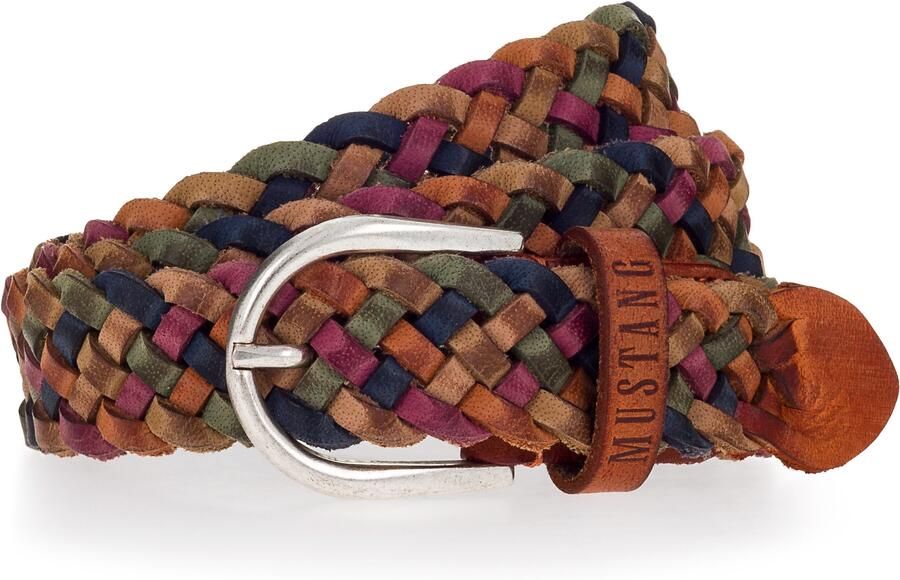 Mustang Gevlochten riem Met opvallende vlechtoptiek 3 cm (1 stuk) - Foto 3