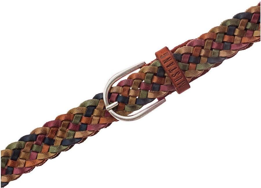 Mustang Gevlochten riem Met opvallende vlechtoptiek 3 cm (1 stuk) - Foto 2