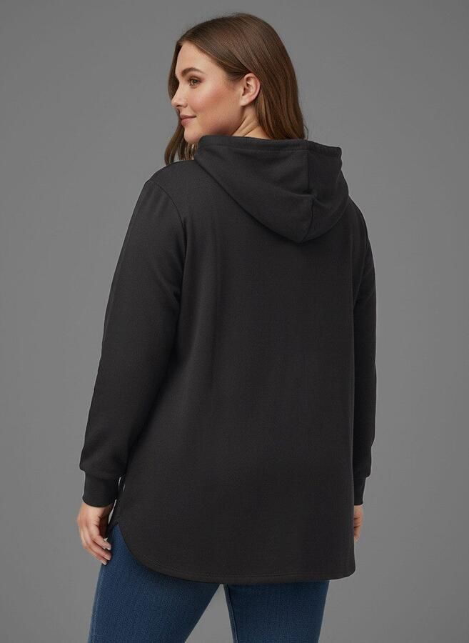 Mustang Hoodie in oversized look van zacht katoen – grote maten - Foto 2